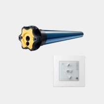 Motor somfy por radio con kit smoove origin IO pure (emisor pared+marco)