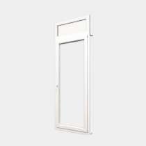 Puerta-Ventana PVC gama Confort 1 hoja apertura oscilobatiente con tapa de registro persiana