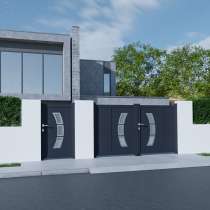 Portón Aluminio abatible a medida modelo DAMIÁN