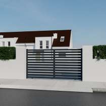 Portón Aluminio corredizo a medida modelo CAPUCHINA