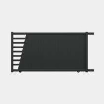 Portón Aluminio corredizo a medida modelo CARLOS