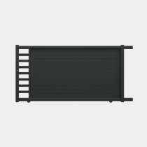 Portón Aluminio corredizo a medida modelo CONSTANZA