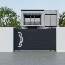 Portón Aluminio corredizo a medida modelo DAMIÁN