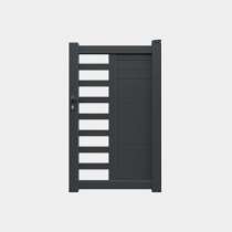 Puerta peatonal Aluminio a medida modelo CONSTANZA