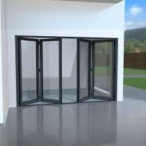 Puerta plegable Aluminio 4 hojas (2+2)