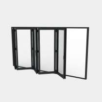 Puerta plegable Aluminio 5 hojas (5+0)