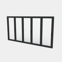 Puerta plegable Aluminio 5 hojas (5+0)