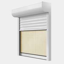 Persiana enrollable Aluminio Renovación motorización radio con mosquitera-estore