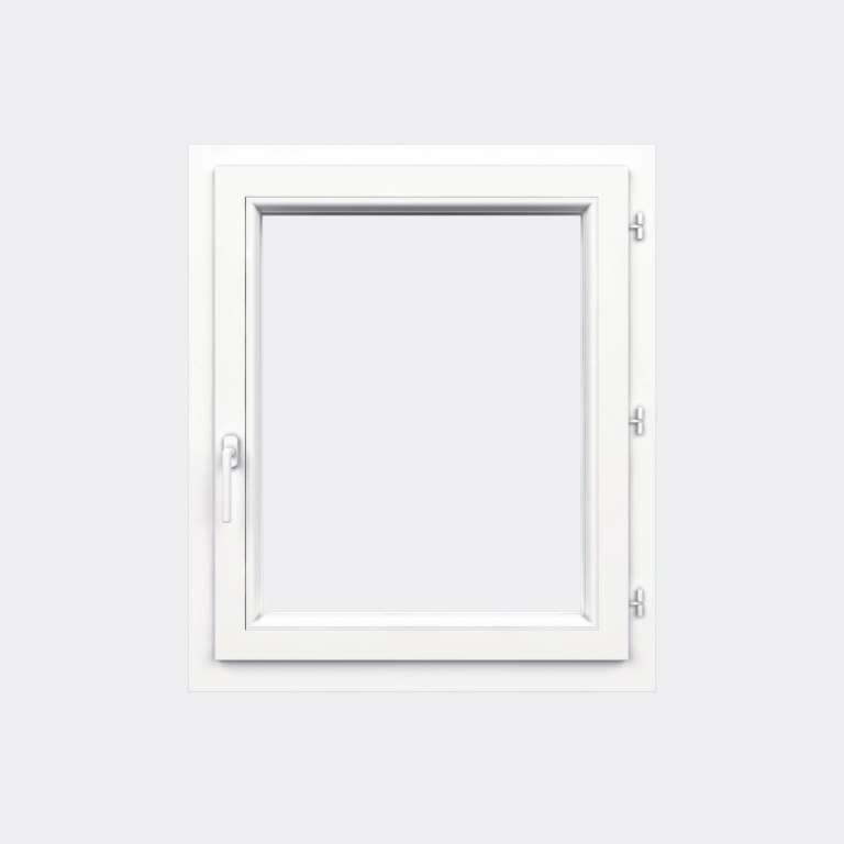 Fenêtre PVC gamme Confort 1 vantail ouverture à la française fermé
