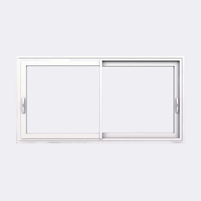 Ventana corredera Aluminio gama ALU 60 2 hojas - 2 rieles