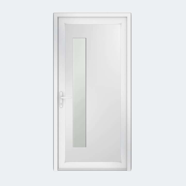 Porte entrée PVC gamme Contemporaine modèle DECOR 19 S à 1 vantail