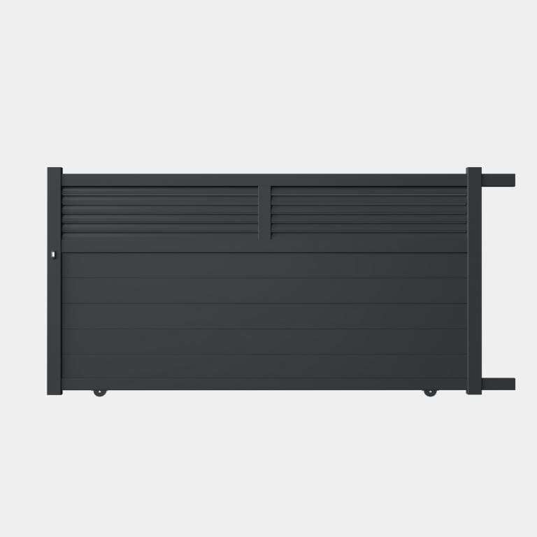 Portón Aluminio corredizo a medida modelo ARTURO