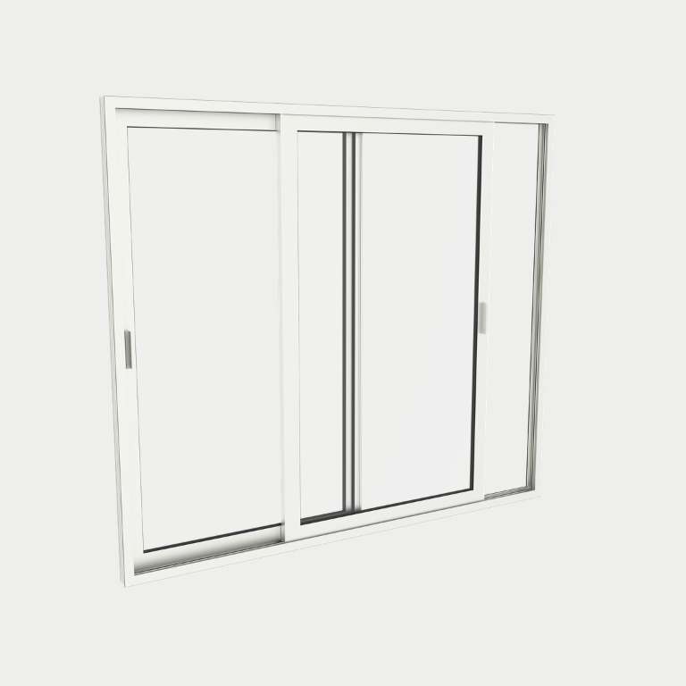 Corredera Aluminio gama AluMax 2 hojas - 2 rieles