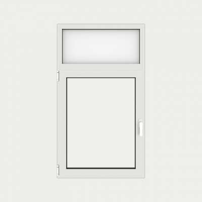 Ventana Aluminio gama AluMax 1 hoja apertura oscilobatiente con tapa de registro de persiana