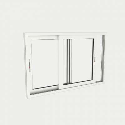 Ventana corredera Aluminio gama AluMax 2 hojas - 2 rieles