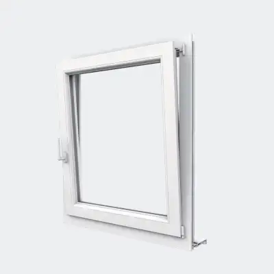 Fenêtre PVC gamme Confort 1 vantail ouverture oscillo-battant ouvert