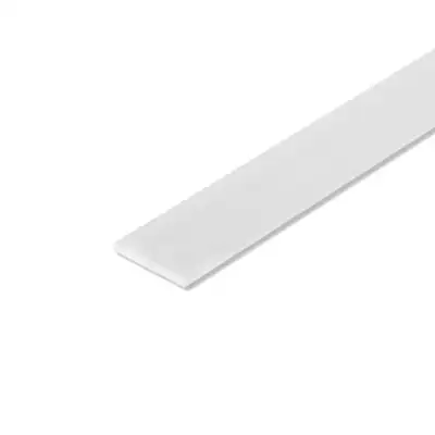 Perfil plano PVC 60mm (1 metro)