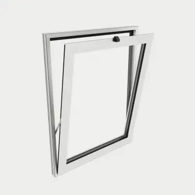Ventana Aluminio gama AluMax 1 hoja apertura abatible