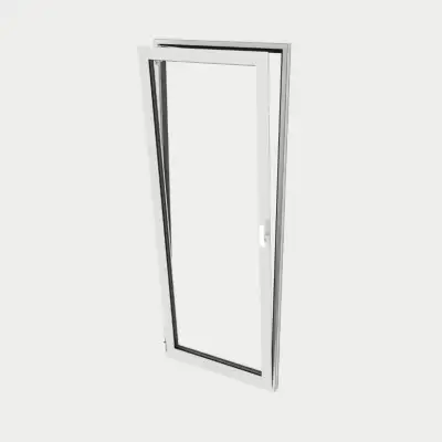 Puerta Balconera Aluminio gama AluMax 1 hoja oscilobatiente