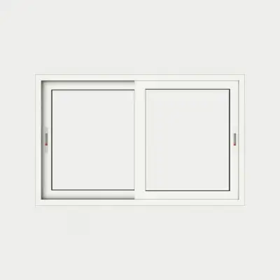 Ventana corredera Aluminio gama AluMax 2 hojas - 2 rieles