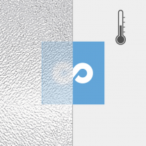 Acristalamiento ONE - 4 Bajo emisivo ONE/ 20 Argon / 4 G200 - Traslucido (Ideal para WC o baño)